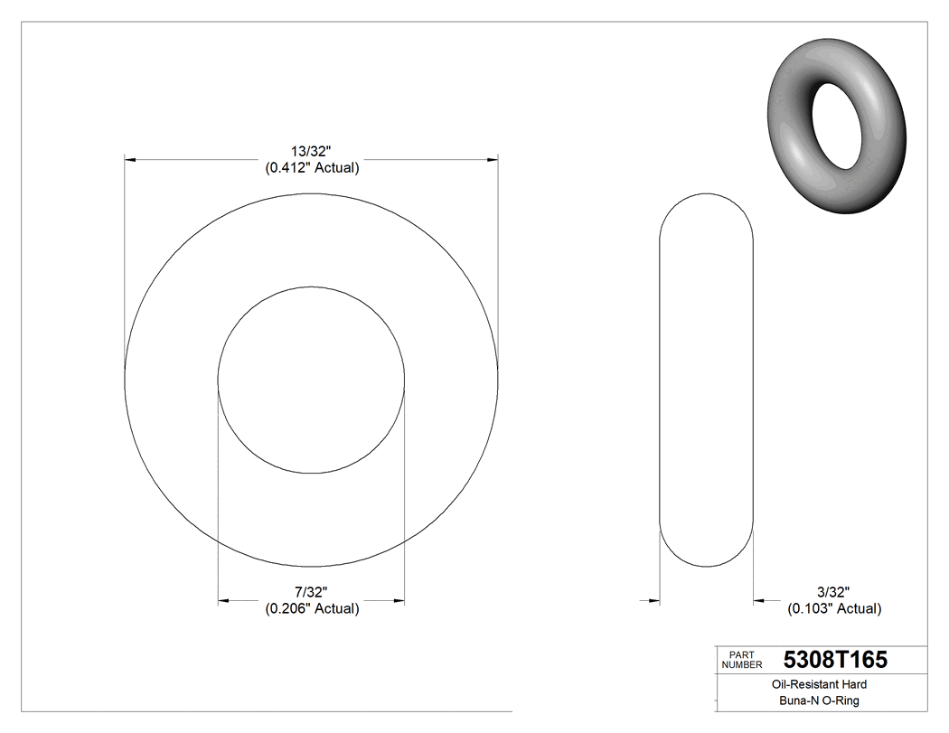 Technical drawing - 5308T165